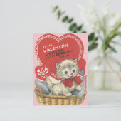 ヴィンテージプルフェクトキッテンバレンタイン シーズンポストカード (スタンド正面)