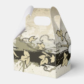 ヴィンテージプルメリア&アイビーカスタムベージュ結婚ズ フェイバーボックス (裏面サイド)