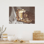 ヴィンテージプレスカメラポスター ポスター (キッチン)