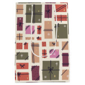 ヴィンテージプレゼント抱き枕 ミディアムペーパーバッグ (裏面)