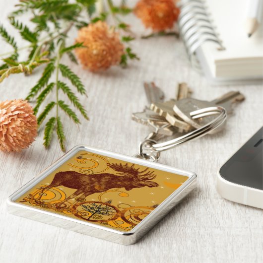 ヴィンテージプレゼント キーホルダー (側面)