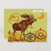 ヴィンテージプレゼント ポストカード (正面/裏面)