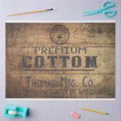 ヴィンテージプレミアムコットンクレートデコップティッシュペーパー 薄葉紙 (クラフト)