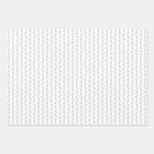 ヴィンテージプレーヤーカスタムの背景色 ラッピングペーパーシート (正面)