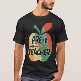 ヴィンテージプレK先生新学期 Tシャツ