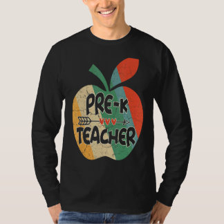 ヴィンテージプレK先生新学期 Tシャツ