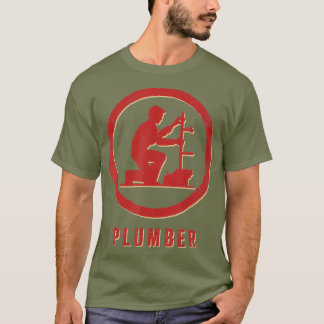 ヴィンテージプロの配管工レトロ Tシャツ