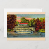 ヴィンテージプロスペクトパークブルックリンNYポストカード ポストカード (正面/裏面)