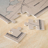 ヴィンテージプロビデンスロードアイランドの地図(1901年) ジグソーパズル (側面)