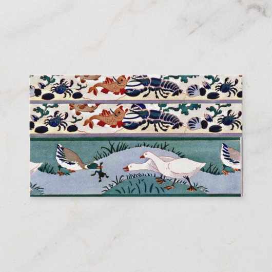 ヴィンテージプロファイルカード 名刺 (正面)