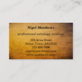 ヴィンテージプロフェッショナルアストロガー名刺 名刺 (裏面)