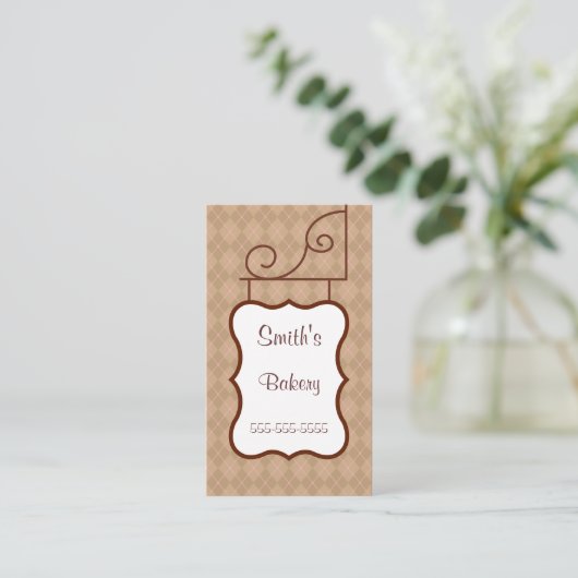 ヴィンテージプロフェッショナルサイン名刺 名刺 (スタンド正面)