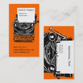 ヴィンテージプロフェッショナルタ芸術的イプライタ 名刺 (正面/裏面)