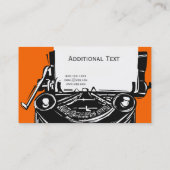 ヴィンテージプロフェッショナルタ芸術的イプライタ 名刺 (裏面)