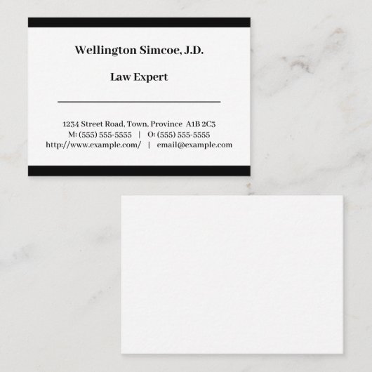 ヴィンテージプロフェッショナル名刺 名刺 (正面/裏面)