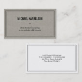 ヴィンテージプロフェッショナル4名様名刺 名刺 (正面/裏面)