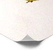 ヴィンテージプロメネアスタペロイデスの花 ポスター (角)