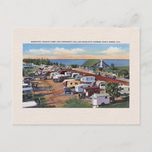 ヴィンテージプンタゴルダフロリダポストカード ポストカード (正面)