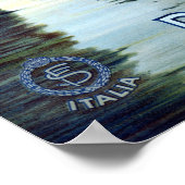 ヴィンテージプンタディバルビアナンロラゴディコモイタリア ポスター (角)