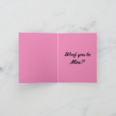 ヴィンテージプードルとハート シーズンカード (内部)