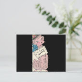 ヴィンテージプードル娘 ポストカード (スタンド正面)