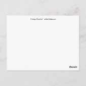 ヴィンテージプードル ポストカード (裏面)