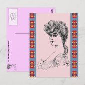 ヴィンテージヘアスタイル ポストカード (正面/裏面)