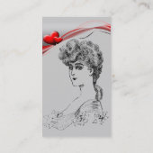 ヴィンテージヘアースタイル名刺 名刺 (裏面)