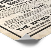 ヴィンテージヘイナーウイスキープリント ポスター (角)