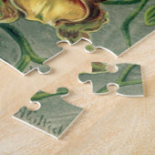 ヴィンテージヘッケルオーキカラフルッドリトグラフポスター ジグソーパズル (側面)