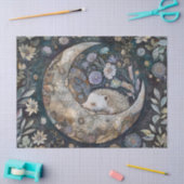 ヴィンテージヘッジホッグ森フローラウィリアムモリス 薄葉紙 (クラフト)