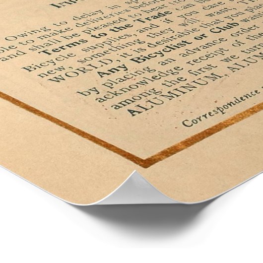 ヴィンテージヘッドライトマガジン及びアートポスター ポスター (角)