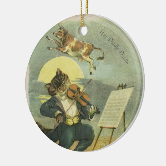 ヴィンテージヘディドルディドル子供部屋ライムクリスマス セラミックオーナメント (左)