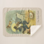 ヴィンテージヘディドルディドル子供部屋韻の復元 シェルパブランケット (正面(横))