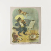 ヴィンテージヘディドルディドル子供部屋韻の復元 タペストリー (正面)