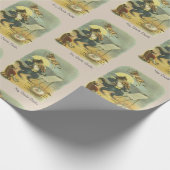 ヴィンテージヘディドルディドル子供部屋韻の復元 ラッピングペーパー (角)