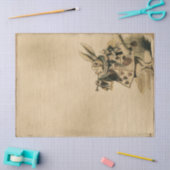 ヴィンテージヘラルド白うさぎアリスinワンダーランド 薄葉紙 (クラフト)