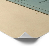 ヴィンテージヘルシンキフィンランドの地図(1916年) ポスター (角)