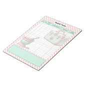 ヴィンテージヘルスケア頭痛の追跡 ノートパッド (アングル)