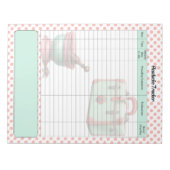 ヴィンテージヘルスケア頭痛の追跡 ノートパッド (正面)