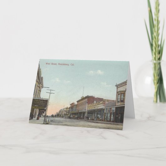 ヴィンテージヘルズバーグカリフォルニア カード (正面)