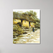 ヴィンテージヘレンアリンガムアイリッシュコテージ キャンバスプリント (正面)