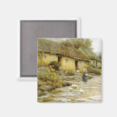 ヴィンテージヘレンアリンガムアイリッシュコテージ マグネット (正面/裏面)