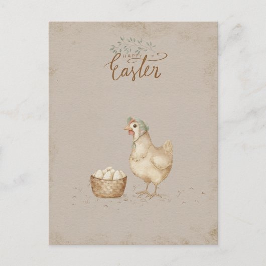 ヴィンテージヘンアンドエッグズカントリーファーム シーズンポストカード (正面)