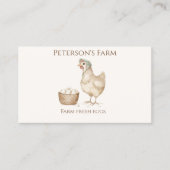 ヴィンテージヘンアンドエッグズカントリーファーム 名刺 (正面)