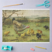 ヴィンテージヘンイースターホリデイ 薄葉紙 (クラフト)