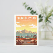 ヴィンテージヘンダーソンネバダ ポストカード (スタンド正面)