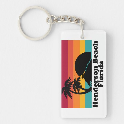 ヴィンテージヘンダーソンビーチフロリダ キーホルダー (正面)