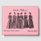 ヴィンテージヘンパーティーゲストブック ゲストブック (正面)