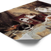 ヴィンテージヘンリエットロナーナイフ好きジュエリー ポスター (角)